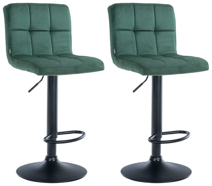 2er Set Barhocker Peru Samt