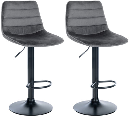 2er Set Barhocker Lex Samt
