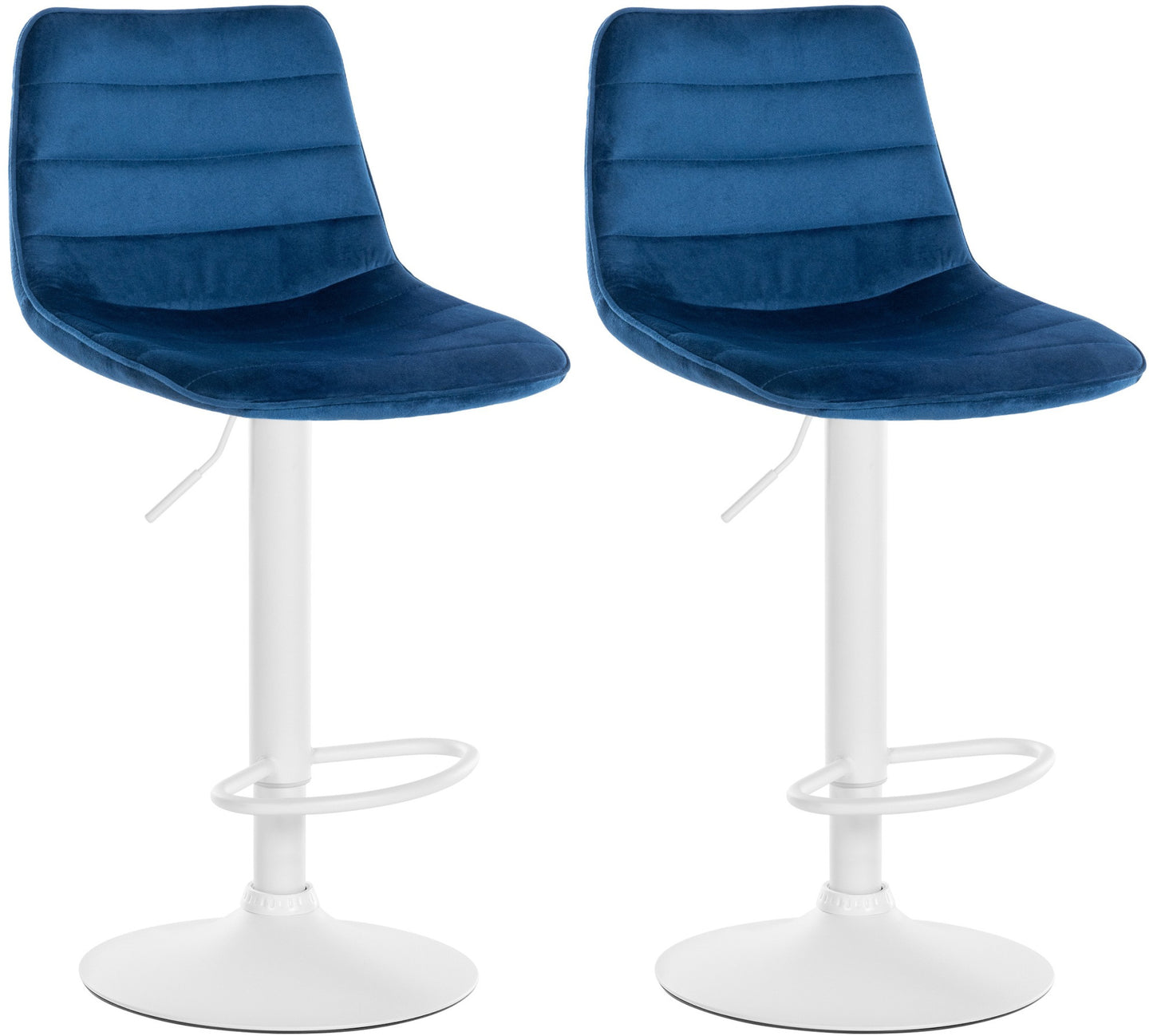 2er Set Barhocker Lex Samt