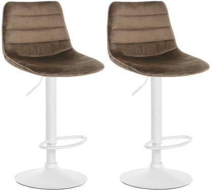 2er Set Barhocker Lex Samt