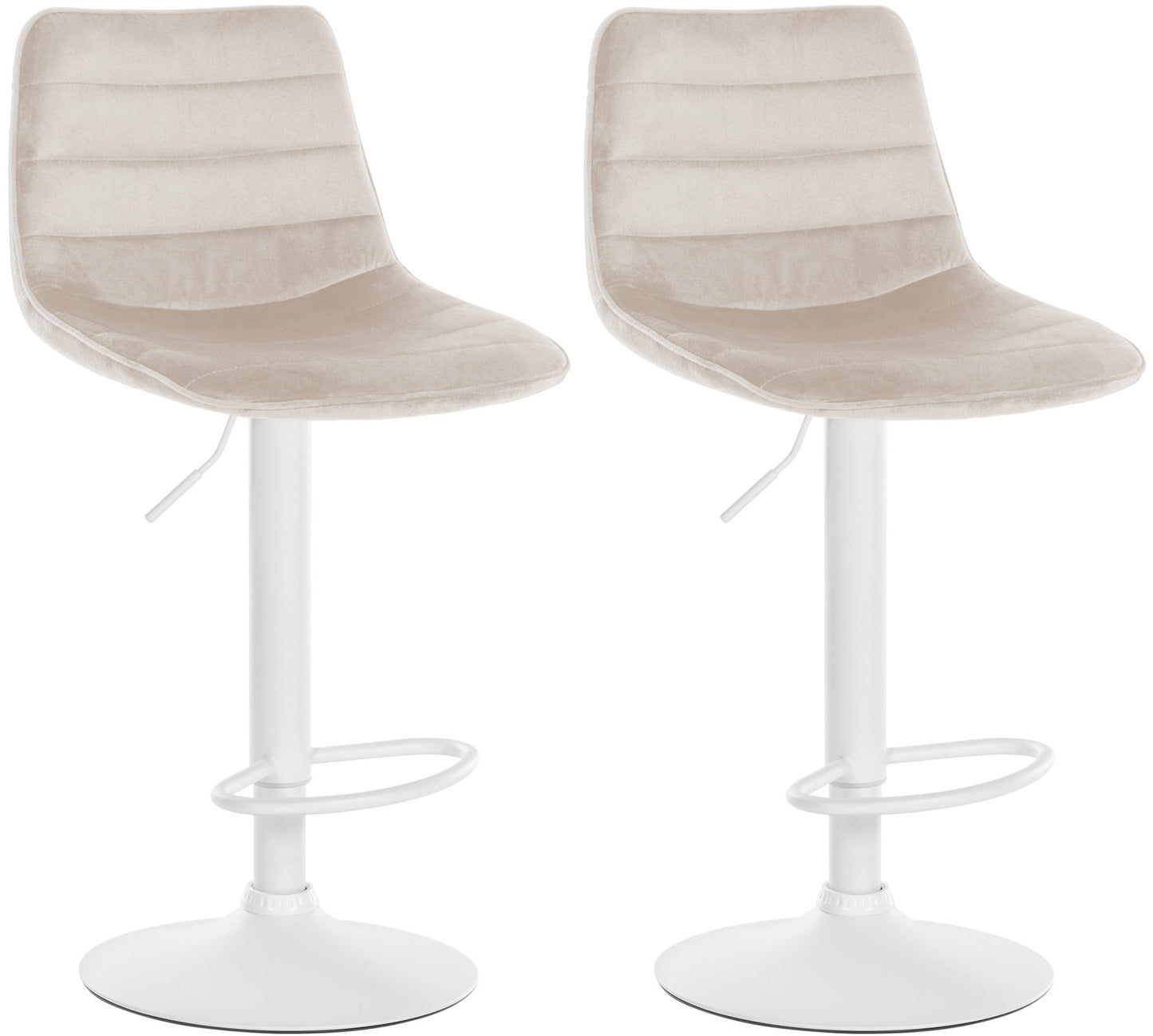 2er Set Barhocker Lex Samt
