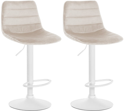 2er Set Barhocker Lex Samt