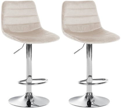 2er Set Barhocker Lex Samt