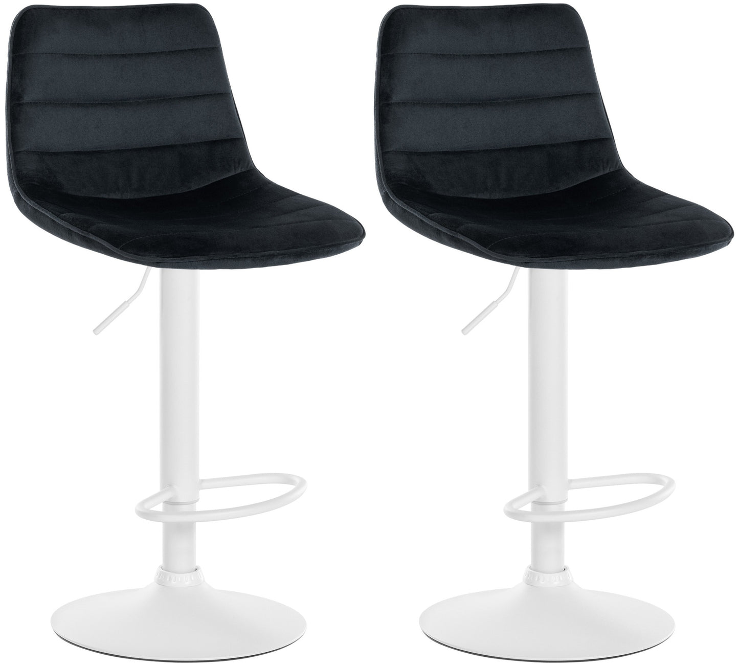 2er Set Barhocker Lex Samt