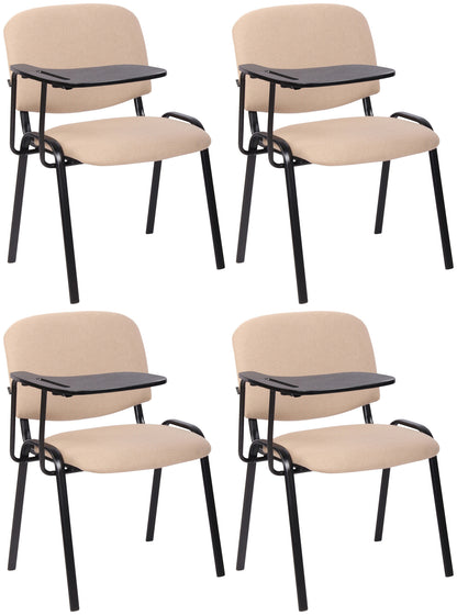 4er Set Stuhl Ken mit Klapptisch Stoff