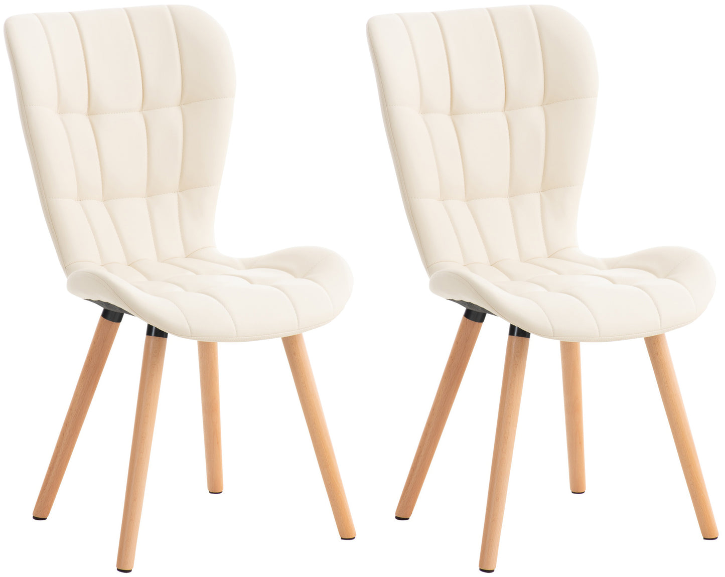 2er Set Esszimmerstuhl Elda