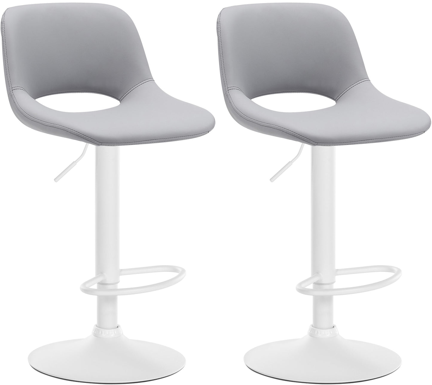 2er Set Barhocker Camden Kunstleder