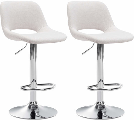 2er Set Barhocker Camden Stoff