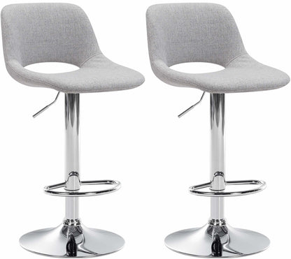 2er Set Barhocker Camden Stoff