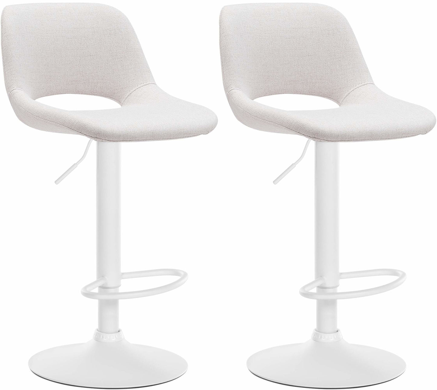 2er Set Barhocker Camden Stoff