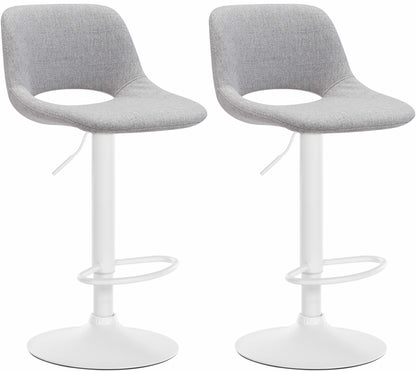 2er Set Barhocker Camden Stoff