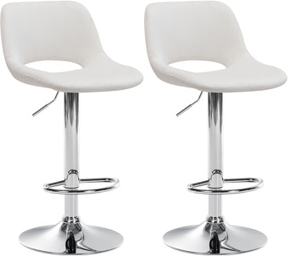 2er Set Barhocker Camden Samt