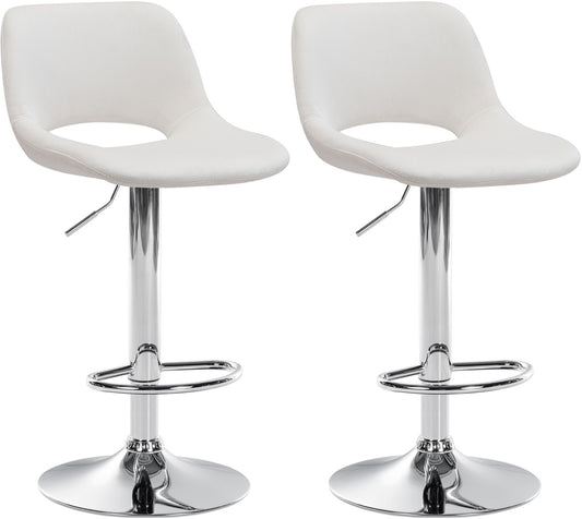 2er Set Barhocker Camden Samt