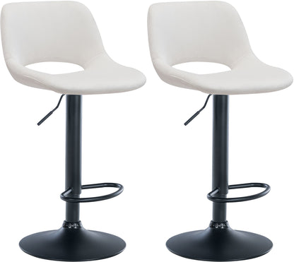 2er Set Barhocker Camden Samt