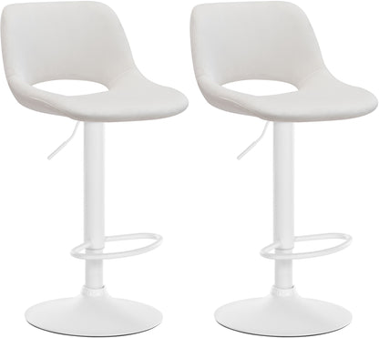 2er Set Barhocker Camden Samt