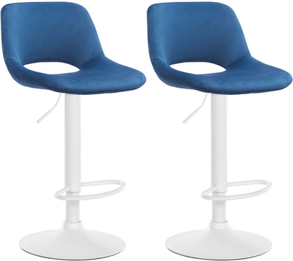 2er Set Barhocker Camden Samt