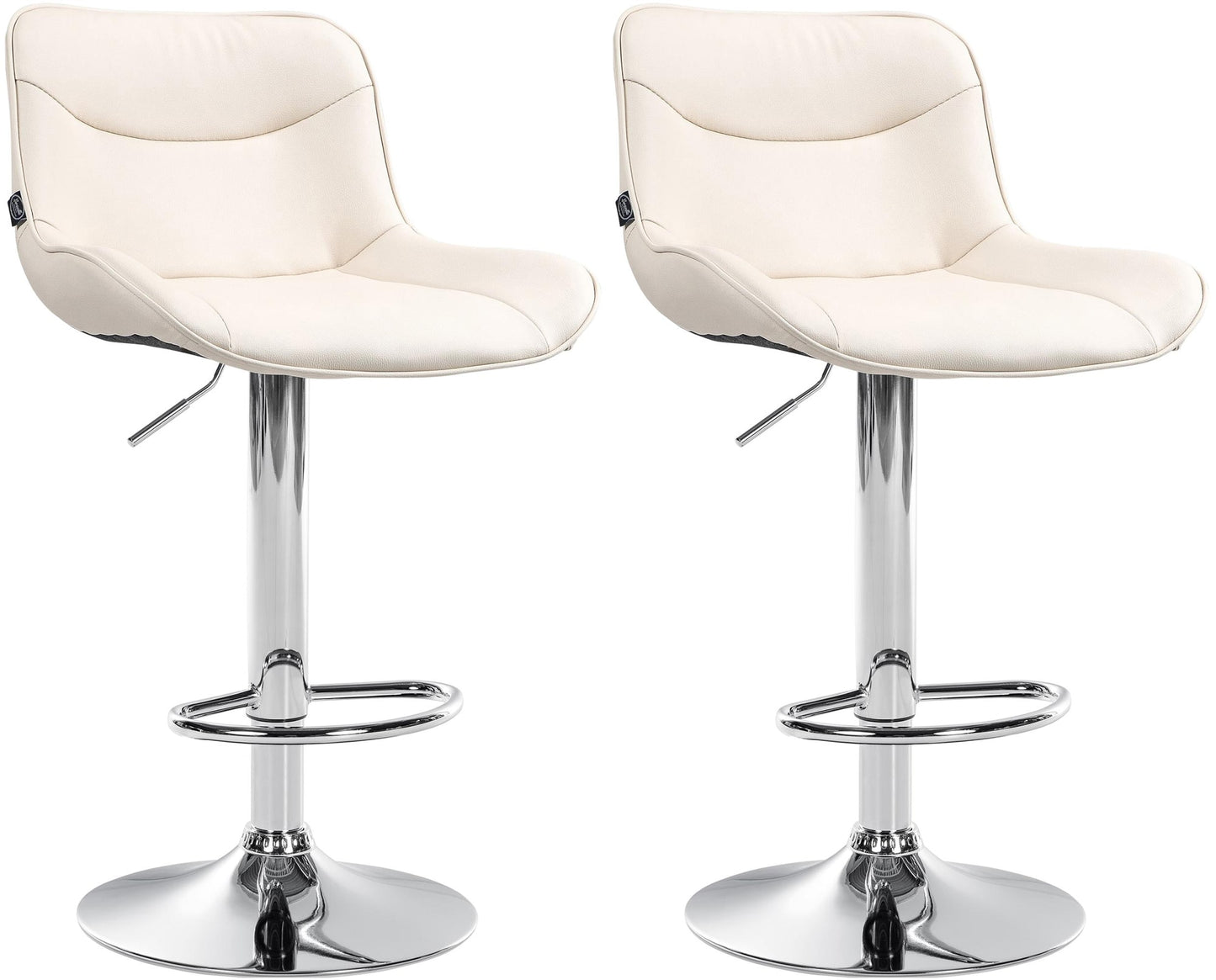 2er Set Barhocker Vonore Kunstleder