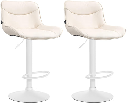 2er Set Barhocker Vonore Kunstleder