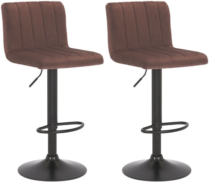 2er Set Barhocker Jamie Samt