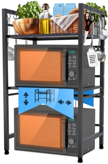 Mikrowellenregal Marana stufig