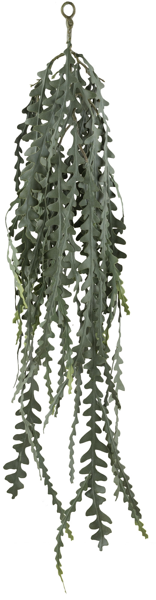 2er Set Epiphyllum anguliger Hänger Kunstpflanze 100cm grüngrau pflegeleicht dekorativ