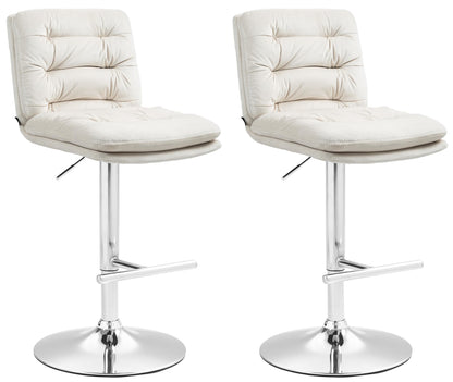 2er Set Barhocker Damar Samt