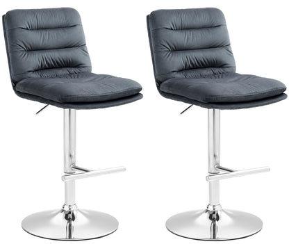 2er Set Barhocker Damar Samt