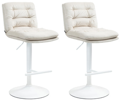 2er Set Barhocker Damar Samt