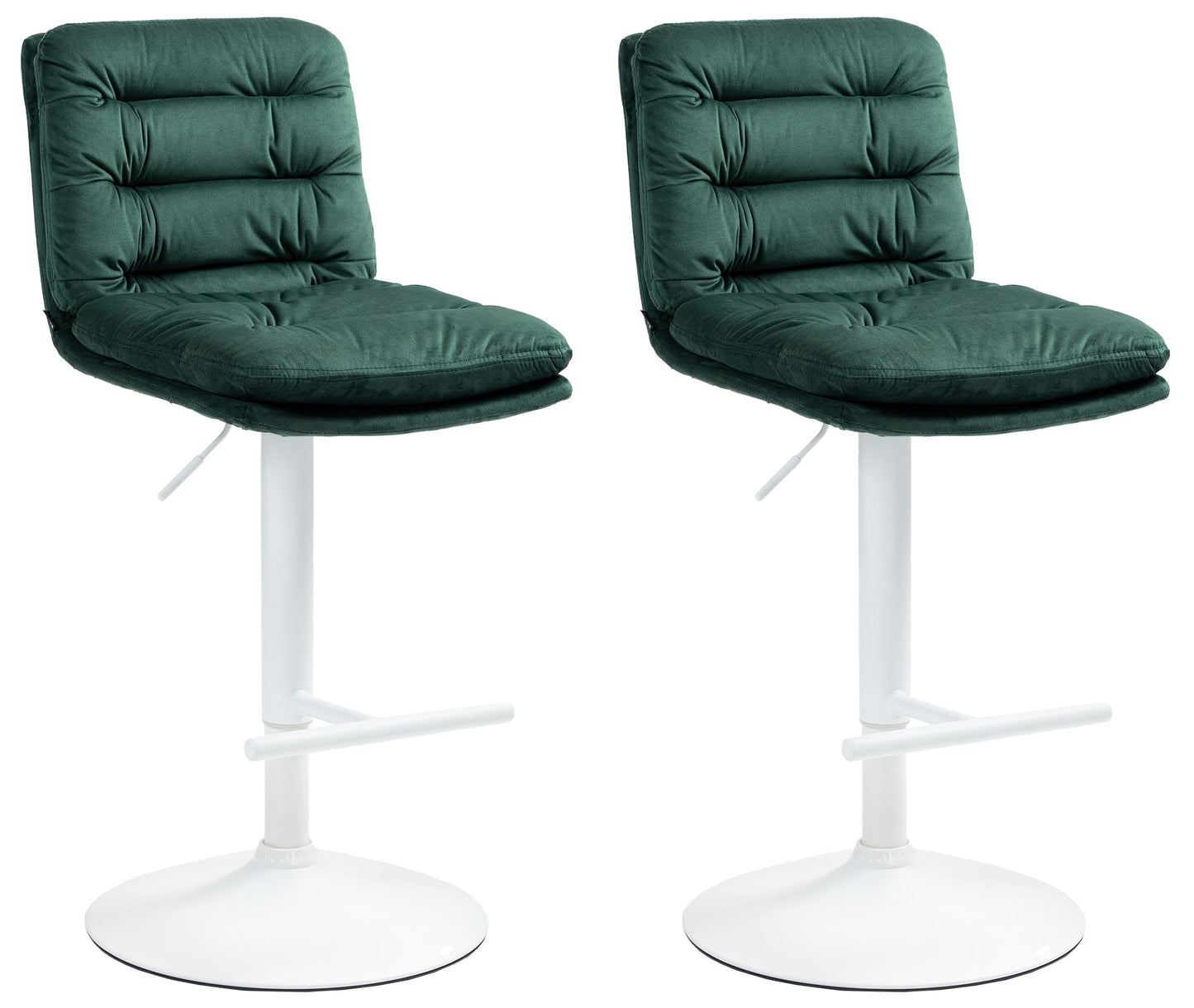 2er Set Barhocker Damar Samt