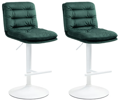 2er Set Barhocker Damar Samt