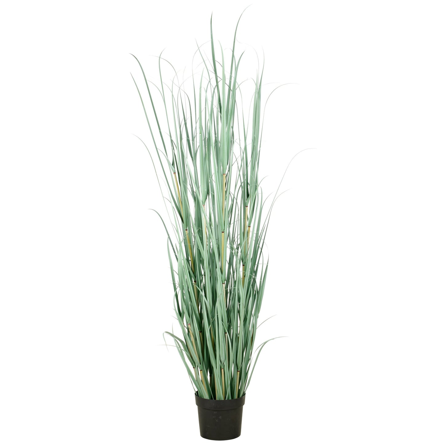 Cortaderiagras Kunstpflanze 175 cm grüngrau mit UV-Schutz im Kunststofftopf 22x18 cm langlebigpflegeleicht