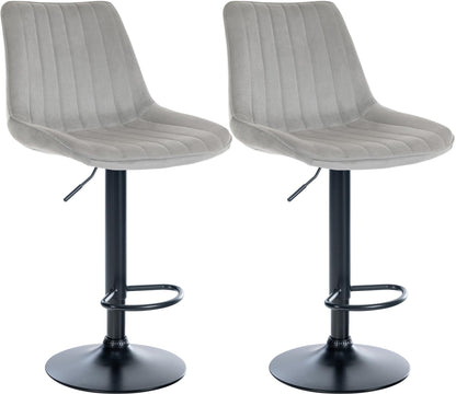 2er Set Barhocker Toni Samt