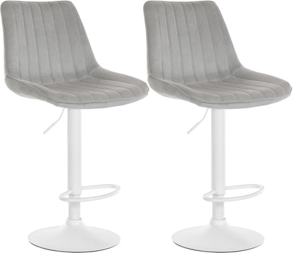 2er Set Barhocker Toni Samt