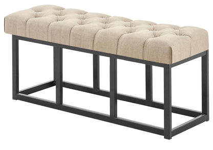 Sitzbank Amun Stoff Schwarz