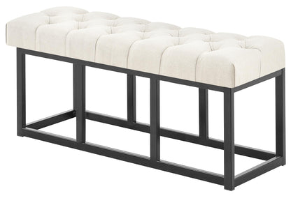 Sitzbank Amun Stoff Schwarz