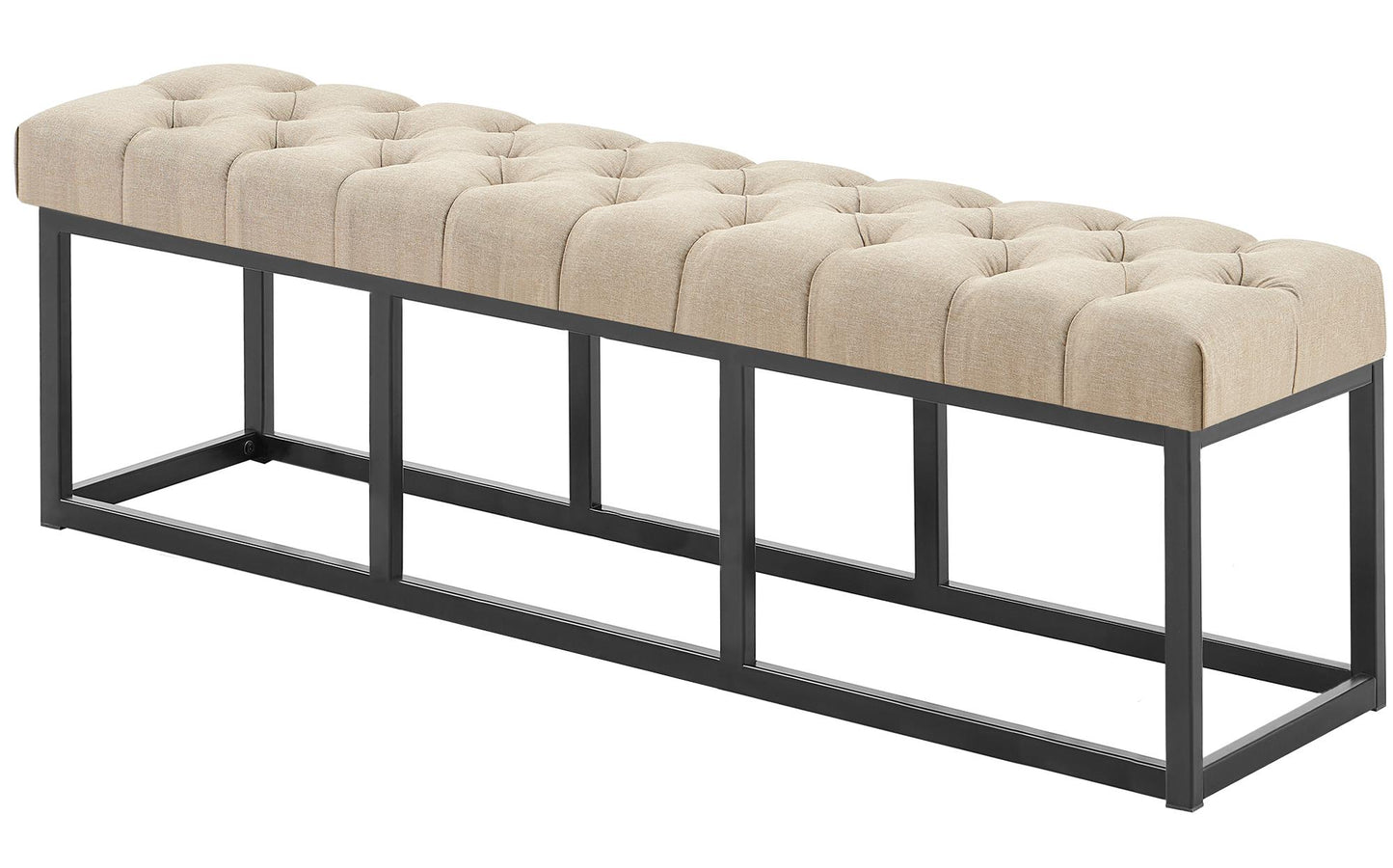 Sitzbank Amun Stoff Schwarz