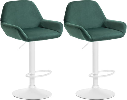 2er Set Barhocker Braga Samt