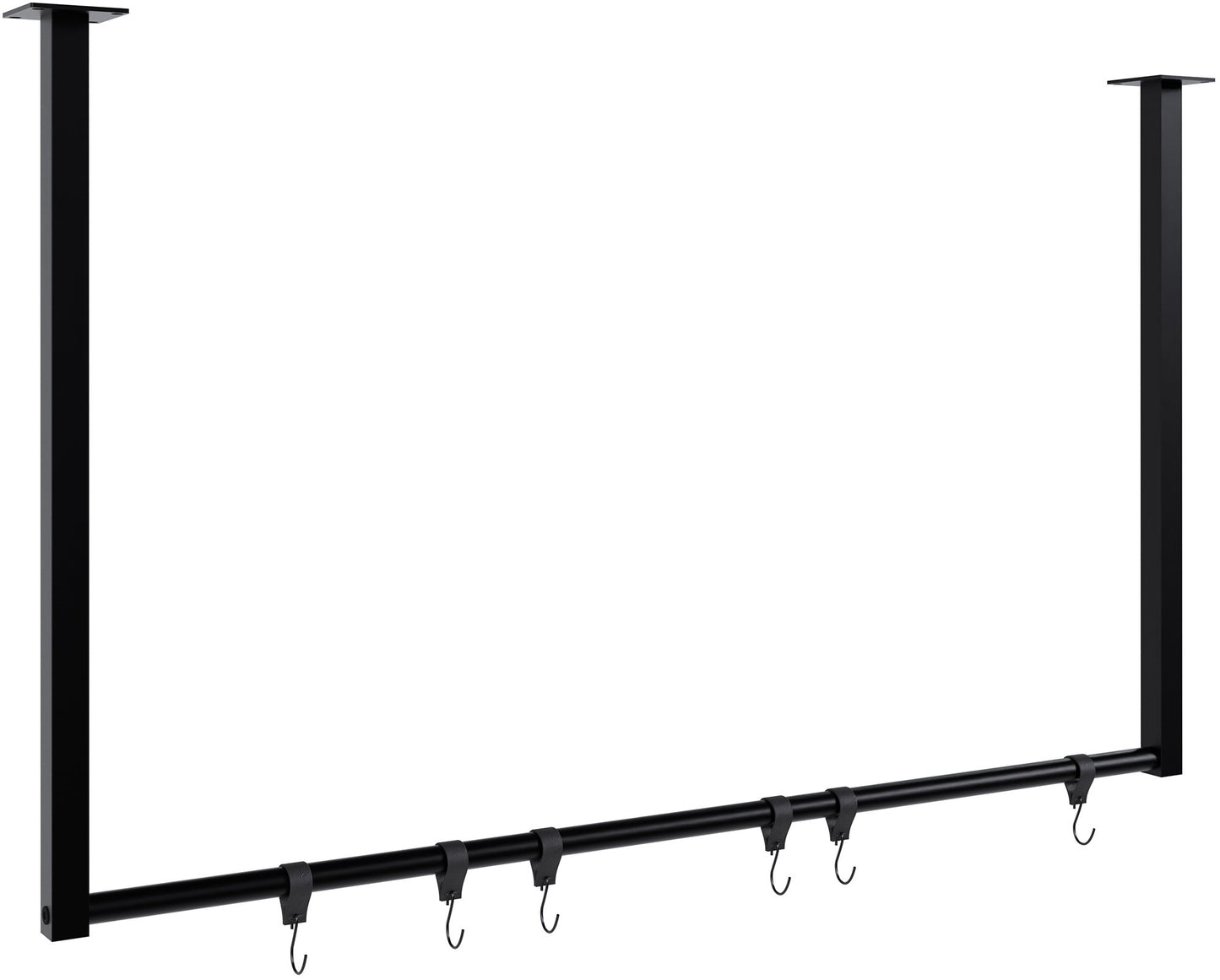 Kleiderstange Fenton mit 6 Kleiderhaken