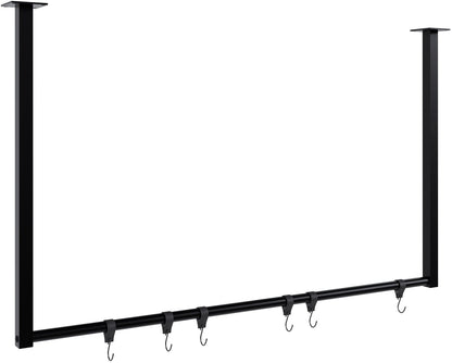 Kleiderstange Fenton mit 6 Kleiderhaken