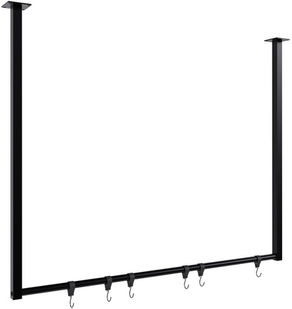 Kleiderstange Fenton mit 6 Kleiderhaken