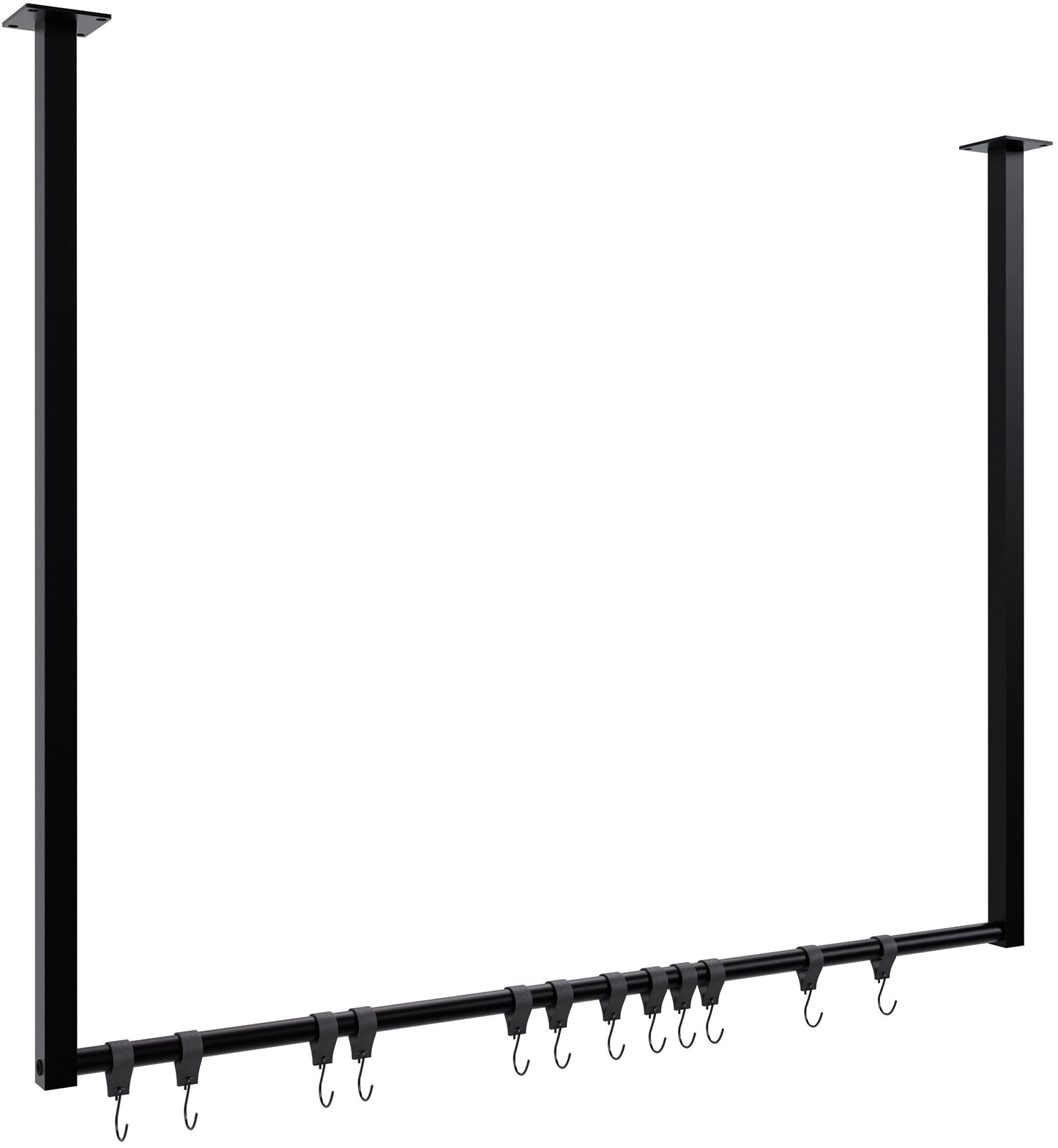 Kleiderstange Fenton mit 12 Kleiderhaken