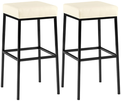 2er Set Barhocker Montreal Kunstlederbezug