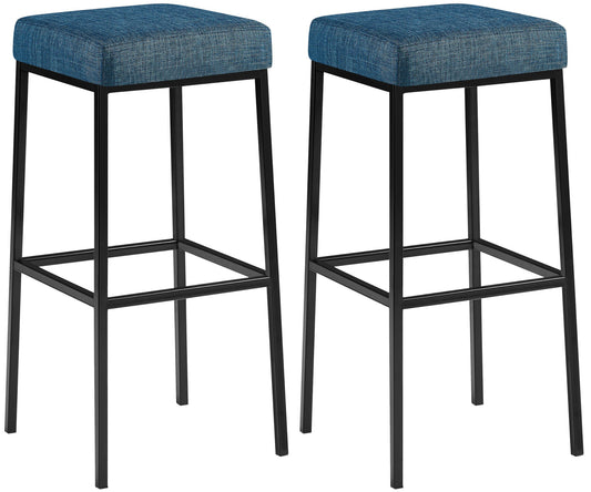 2er Set Barhocker Montreal Stoffbezug