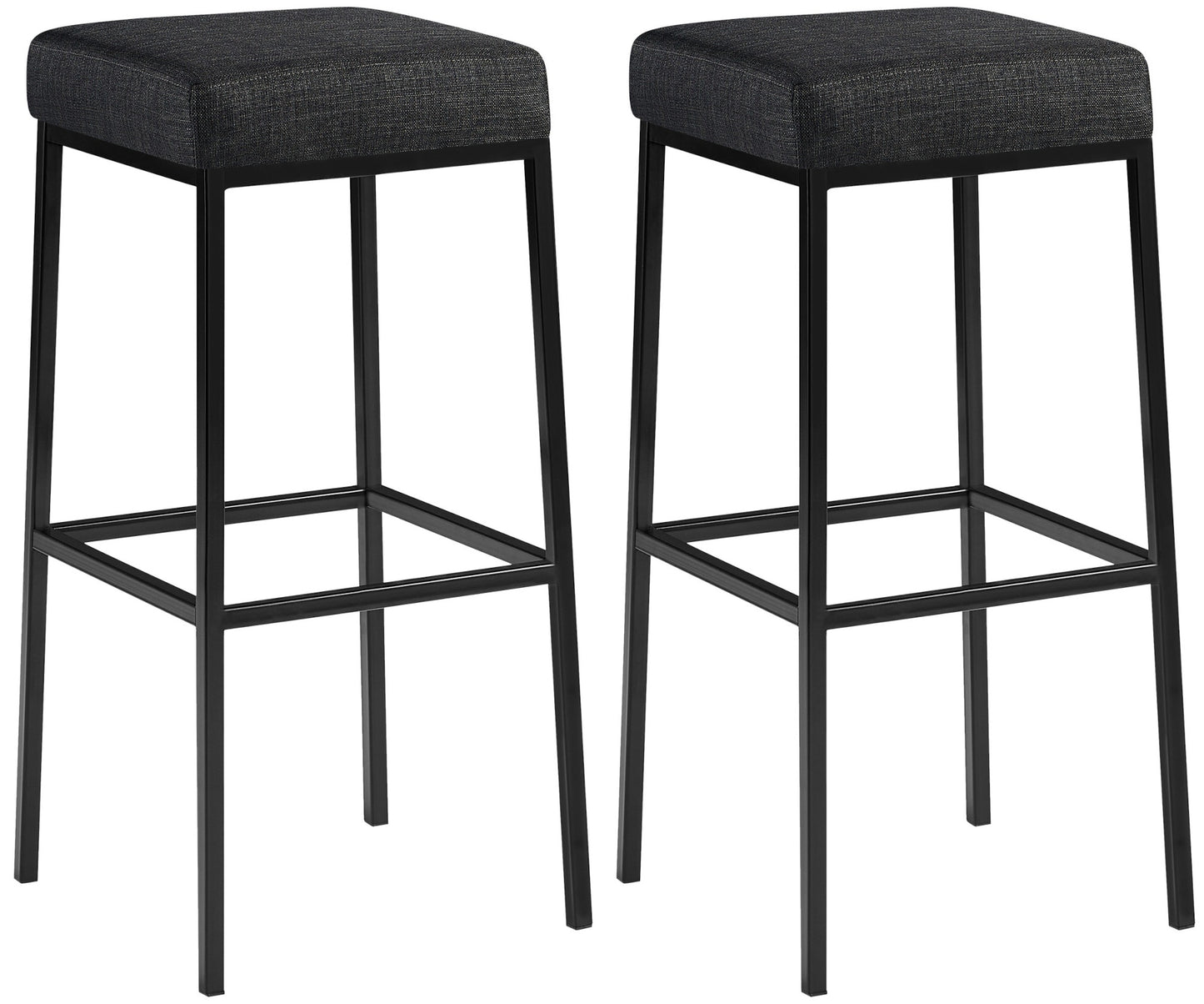 2er Set Barhocker Montreal Stoffbezug