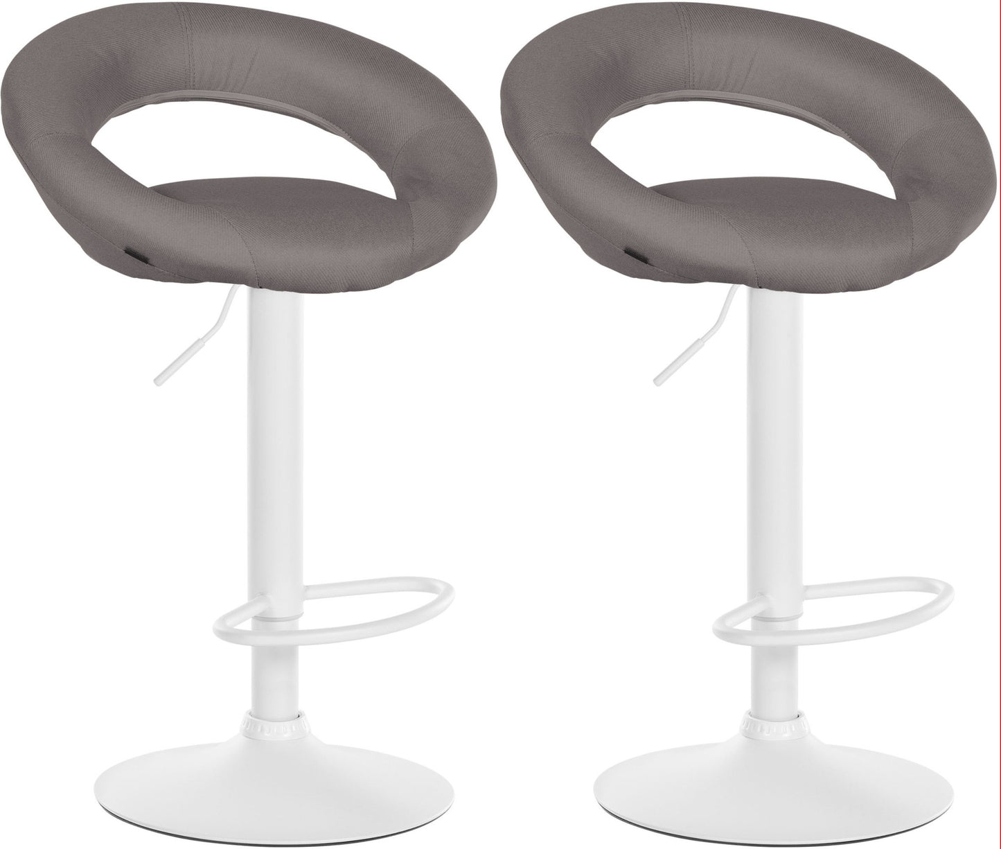 2er Set Barhocker Olinda Stoff