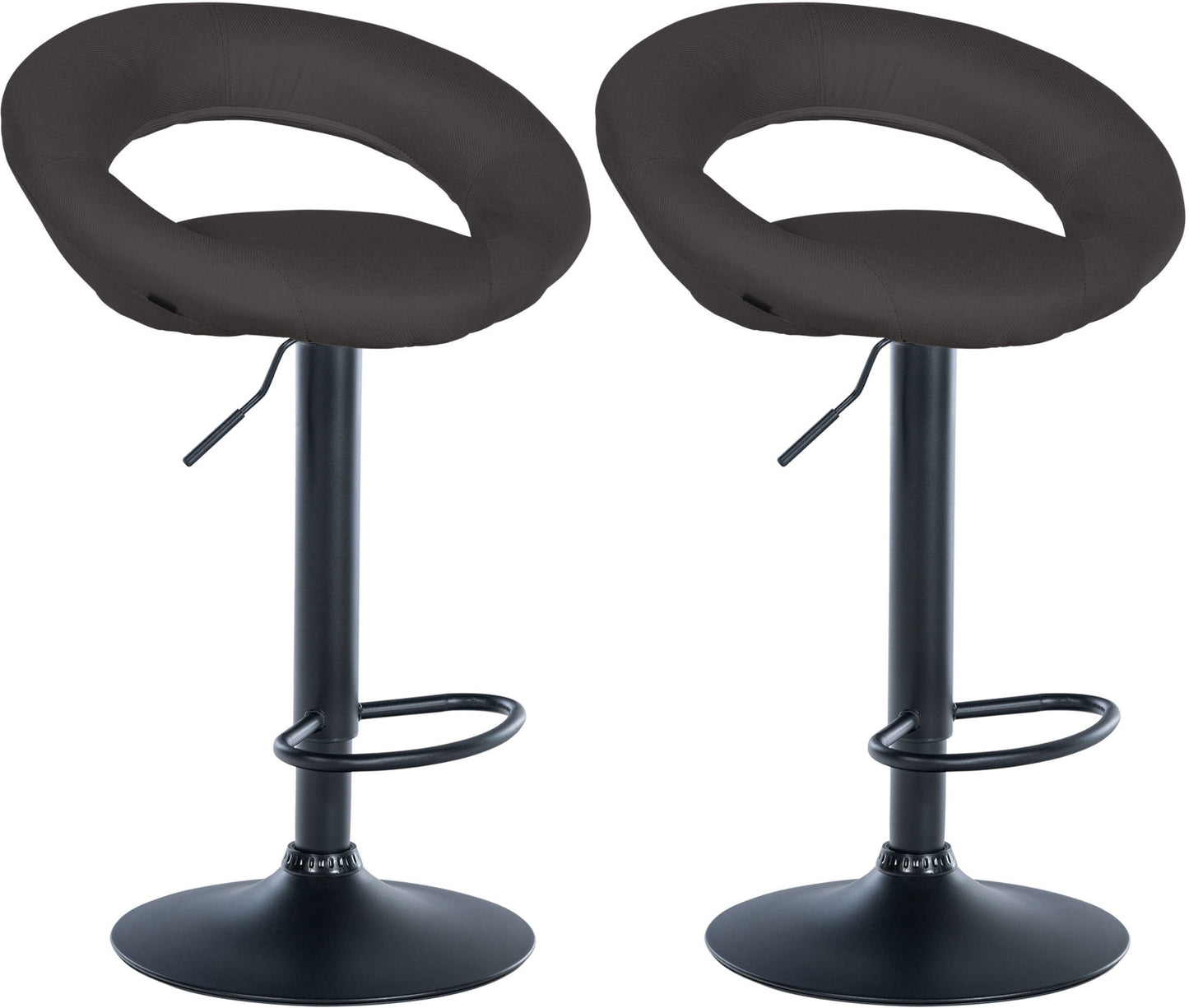 2er Set Barhocker Olinda Stoff