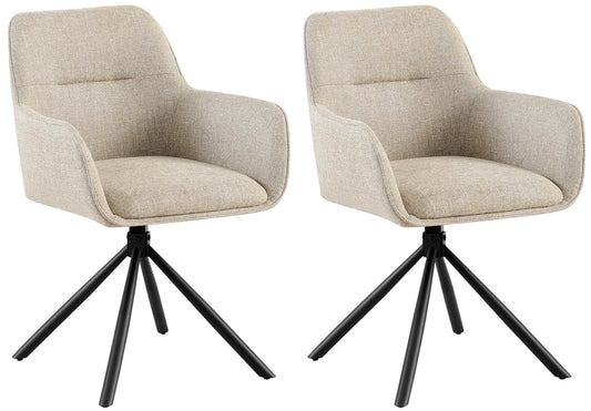 2er Set Stuhl Tipton Stoff