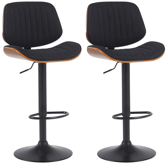 2er Set Barhocker Clawson Stoff