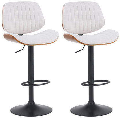 2er Set Barhocker Clawson Stoff