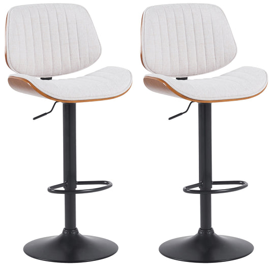 2er Set Barhocker Clawson Stoff